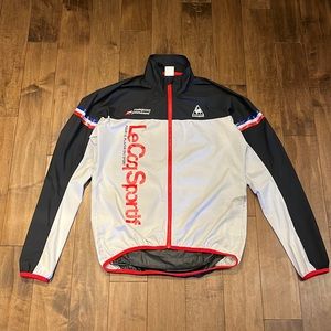 Le Coq Sportif Mens Light Weight Soft Shell Cycling Jacket